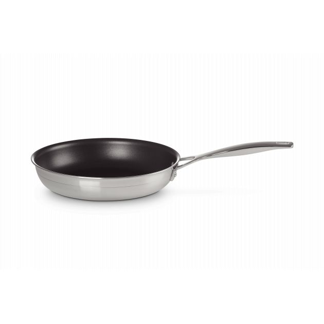 Poêle Profonde en Inox Anti-Adhésif 24 cm Le Creuset