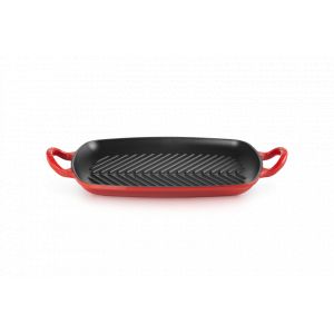 Gril en Fonte Rectangulaire 30 cm Cerise Le Creuset Gril en Fonte Rectangulaire 30 cm Cerise Le Creuset