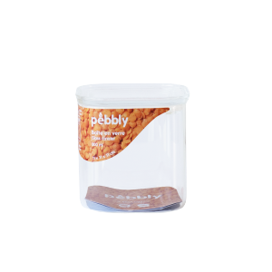 Boîte de Conservation en Verre Carré 800 ml Pebbly Boîte de Conservation en Verre Carré 800 ml Pebbly