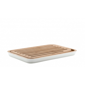 Planche à Pain Crème en Bambou 27 x 17 cm Pebbly Planche à Pain Crème en Bambou 27 x 17 cm Pebbly