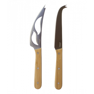 Lot de 2 Couteaux à Fromage en Inox 22 cm Pebbly Lot de 2 Couteaux à Fromage en Inox 22 cm Pebbly