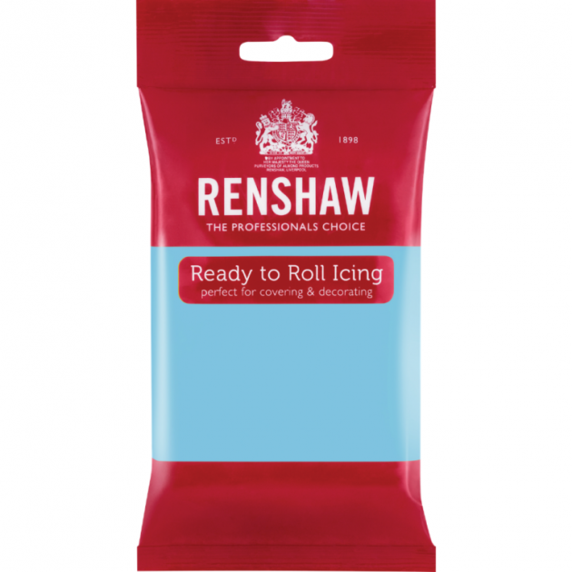 DLUO Courte Pâte à Sucre Pro Baby Blue 250g Renshaw