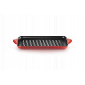 Gril en Fonte Rectangulaire 32 cm Cerise Le Creuset Gril en Fonte Rectangulaire 32 cm Cerise Le Creuset