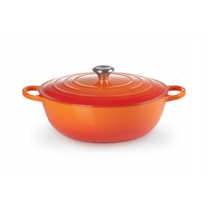 Marmite en Fonte 32 cm Volcanique Le Creuset Signature Marmite en Fonte 32 cm Volcanique Le Creuset Signature