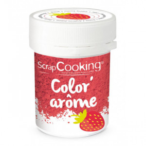 Color'Arôme Rose / Fraise 10g Scrapcooking Color'Arôme Rose / Fraise 10g Scrapcooking