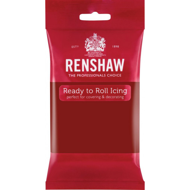 DLUO Courte Pâte à Sucre Pro Ruby Red 250g Renshaw