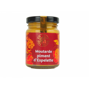 Moutarde au Piment d'Espelette 100 g Un Jour Une Épice Moutarde au Piment d'Espelette 100 g Un Jour Une Épice