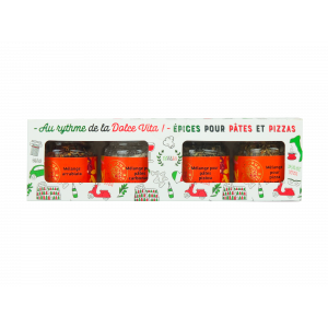Coffret Épices Pizzas et Pâtes Un Jour Une Épice Coffret Épices Pizzas et Pâtes Un Jour Une Épice