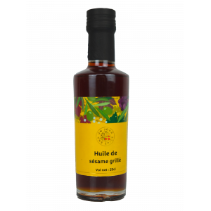 Huile de Sésame Grillé 25 cl Un Jour Une Épice Huile de Sésame Grillé 25 cl Un Jour Une Épice