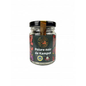 Poivre Noir Kampot IGP 52 g Un Jour Une Épice Poivre Noir Kampot IGP 52 g Un Jour Une Épice