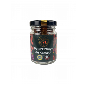 Poivre Rouge Kampot IGP 50 g Un Jour Une Épice Poivre Rouge Kampot IGP 50 g Un Jour Une Épice