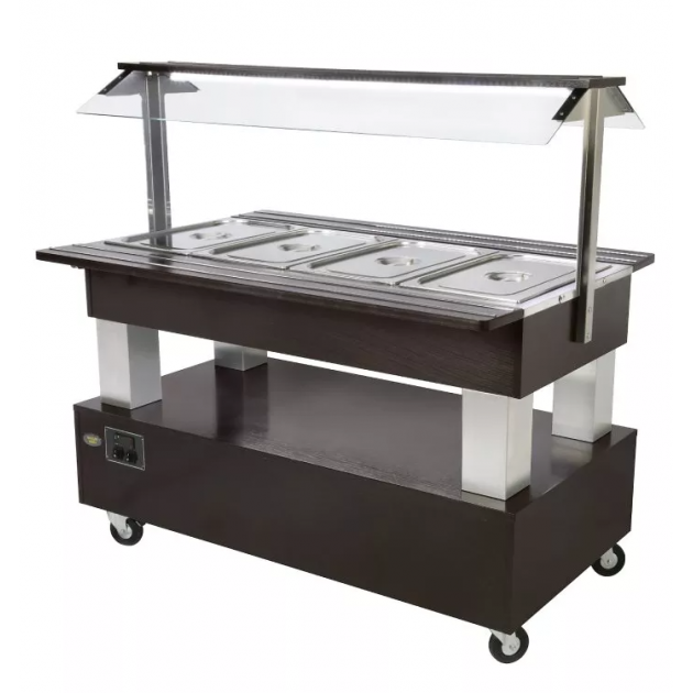 Buffet Chaud Central 20 à 90°C 1420 x 950 x 1370 mm Roller Grill