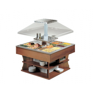 Desserte Chaude Bain-Marie 1395 x 1395 x 1707 mm Tecfrigo Desserte Chaude Bain-Marie 1395 x 1395 x 1707 mm Tecfrigo