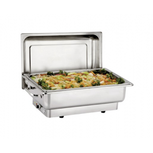 Chafing Dish Électrique pour Bac GN1/1 avec Thermostat et Couvercle Zodiac