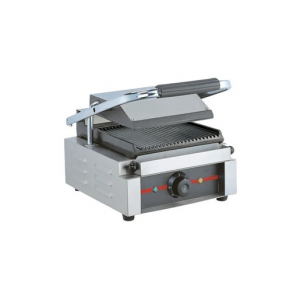 Grill Panini Rainuré Plaque Simple 2,2 kW