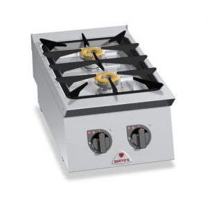 Fourneau 2 Brûleurs à Poser 730 x 400 x 290 mm Berto's