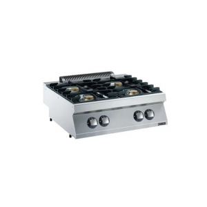 Fourneau Gaz Top 4 Brûleurs à Poser 800 x 700 x 250 mm Zanussi Fourneau Gaz Top 4 Brûleurs à Poser 800 x 700 x 250 mm Zanussi