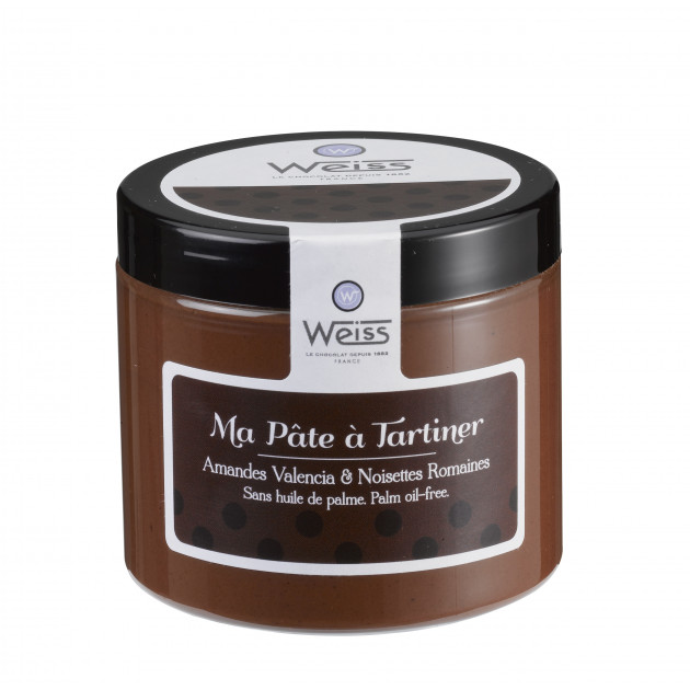 DLUO Courte Pâte à Tartiner Chocolat Praliné 200g Weiss