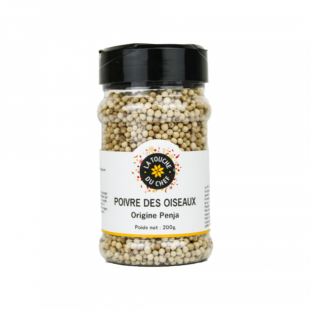 Poivre Blanc Penja des Oiseaux 200 g La Touche du Chef