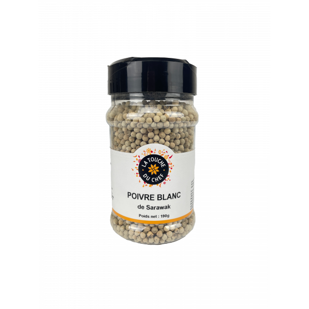 Poivre Blanc Sarawak 190 g La Touche du Chef