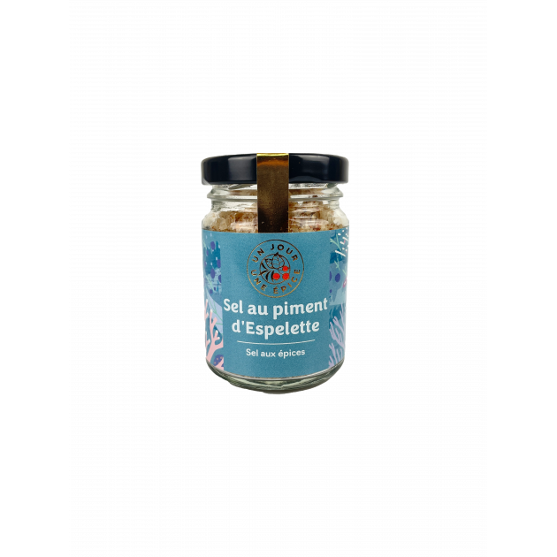 Fleur de Sel au Piment d'Espelette 95 g Un Jour Une Epice