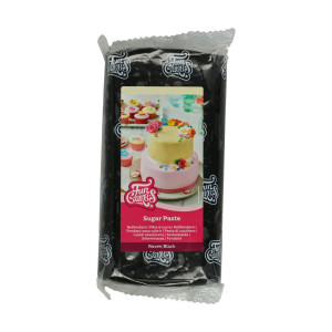 Pâte à Sucre Noir Corbeau 1 kg Funcakes Pâte à Sucre Noir Corbeau 1 kg Funcakes