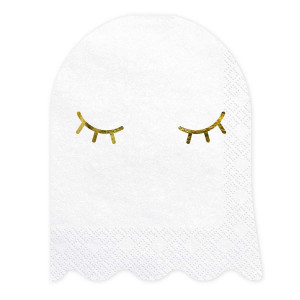 Serviettes en Papier Fantôme Halloween PartyDeco (x20) Serviettes en Papier Fantôme Halloween PartyDeco (x20)