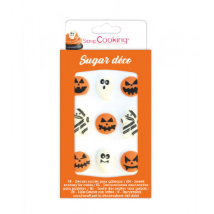 Décors en Sucre Halloween x9 ScrapCooking Décors en Sucre Halloween x9 ScrapCooking