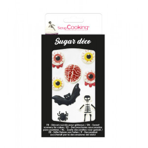 Décors en Sucre Horreur x8 ScrapCooking Décors en Sucre Horreur x8 ScrapCooking