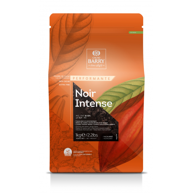 Cacao en Poudre Intense Noir 1kg Barry - , Achat, Vente