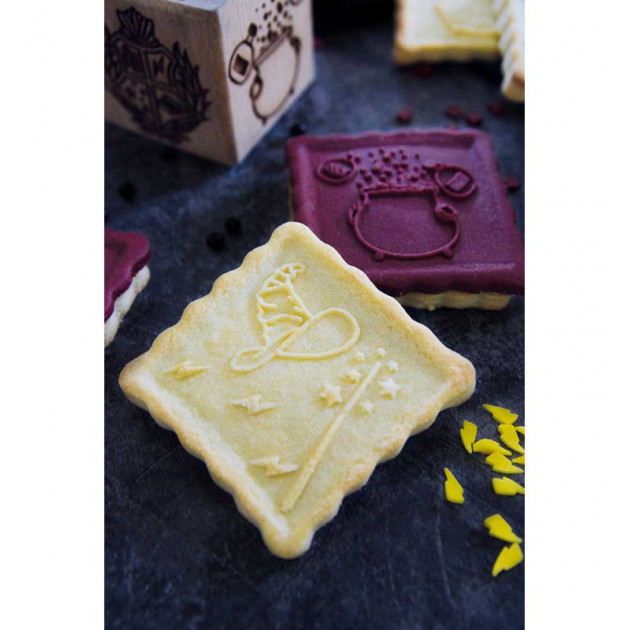 Cube tampon à motifs et emporte pièce inox