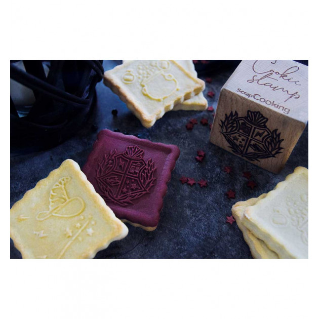 Tampon décoration gâteau thème sorcier 