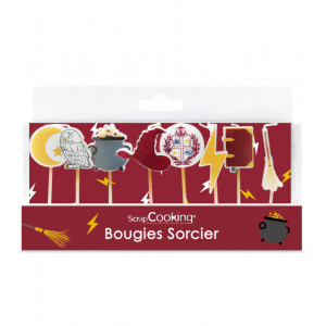 Lot de 8 bougies Sorcier ScrapCooking Lot de 8 bougies Sorcier ScrapCooking