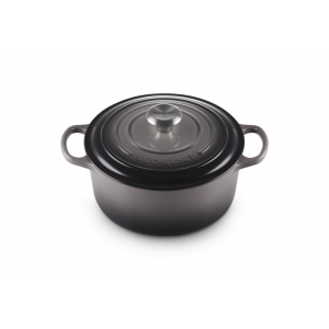 Cocotte en fonte Ronde 24 cm Flint Le Creuset Signature