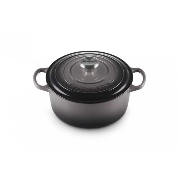 Cocotte en fonte Ronde 24 cm Flint Le Creuset Signature