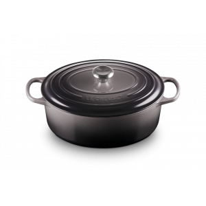 Cocotte en fonte Ovale 31 cm Flint Le Creuset Signature