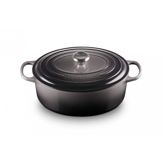 Cocotte en fonte Ovale 31 cm Flint Le Creuset Signature