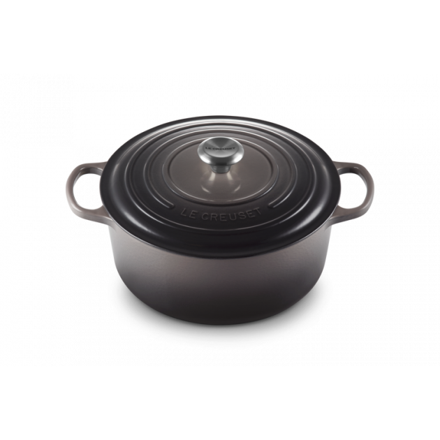 Cocotte en Fonte Ronde 28 cm Flint Le Creuset Signature