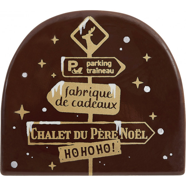 Plaque pour embout de bûche Paon x6