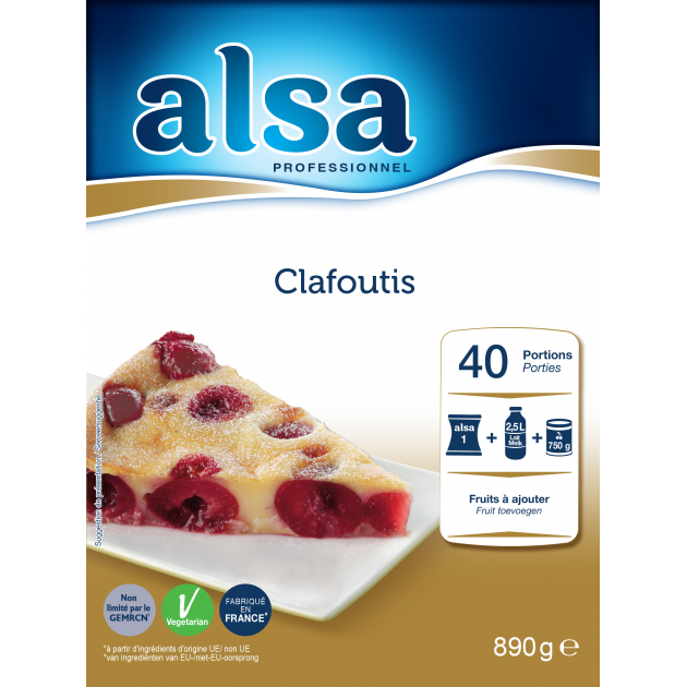 Préparation en poudre pour Clafoutis Alsa