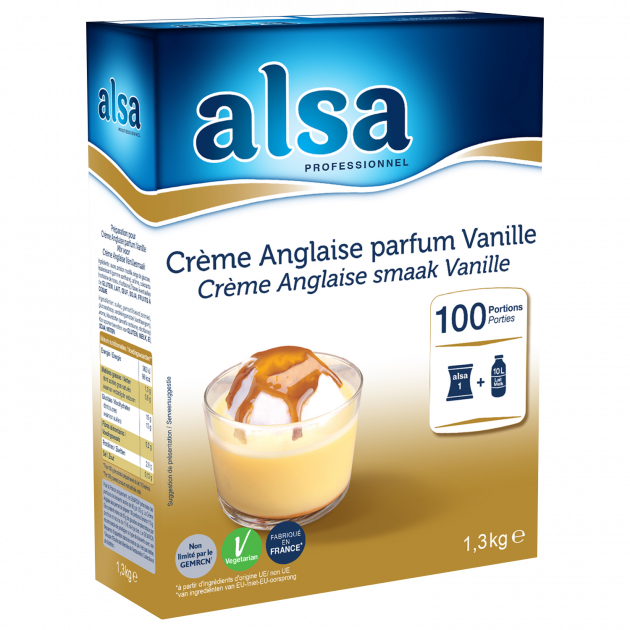 Crème Anglaise Express 1,3kg Alsa