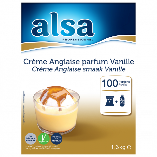 Crème Anglaise Express 1,3kg Alsa Achat, Vente