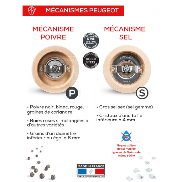 Mécanisme moulin Peugeot Mécanisme moulin Peugeot