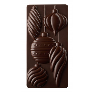 Moule Tablette Chocolat Boule Noël 15,4 x 7,7 cm Pavoni Moule Tablette Chocolat Boule Noël 15,4 x 7,7 cm Pavoni