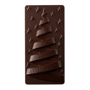 Moule Tablette Chocolat Sapin de Noël Nuit Etoilé 15,4 x 7,7 cm Pavoni Moule Tablette Chocolat Sapin de Noël Nuit Etoilé 15,4 x 7,7 cm Pavoni