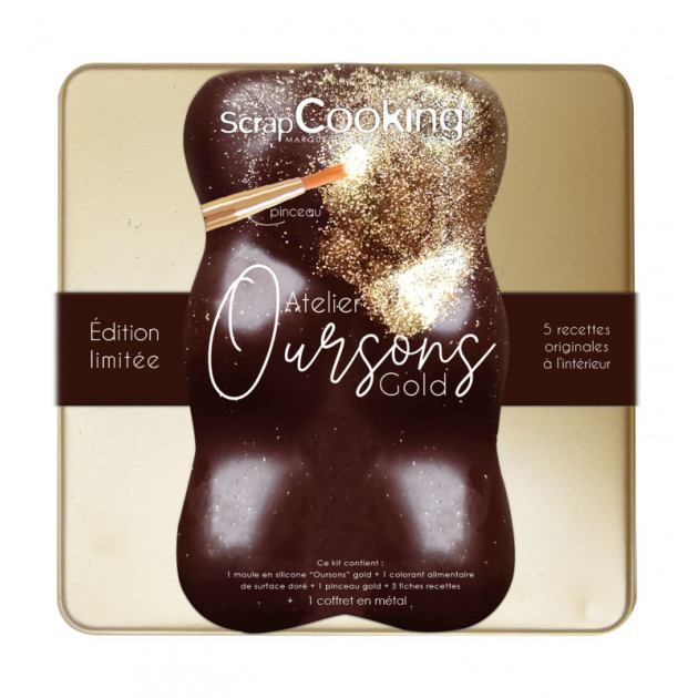 Coffret Oursons Gold Edition limitée Scrapcooking