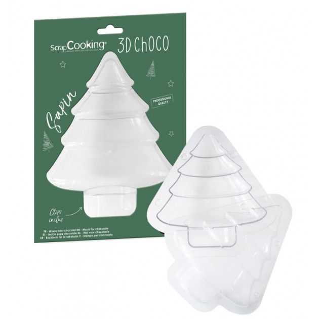 Coffret pâtisserie 3D sapin de Noël Scrapcooking