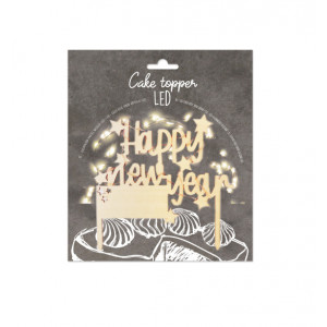 Cake Topper Happy New Year Led ScrapCooking Cake Topper Happy New Year Led ScrapCooking