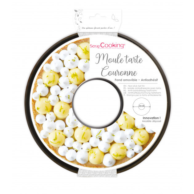 Moule Anti Adhésif Tarte Cannelée Fond Amovible Ø 20 cm x H 2 cm De Buyer -  , Achat, Vente