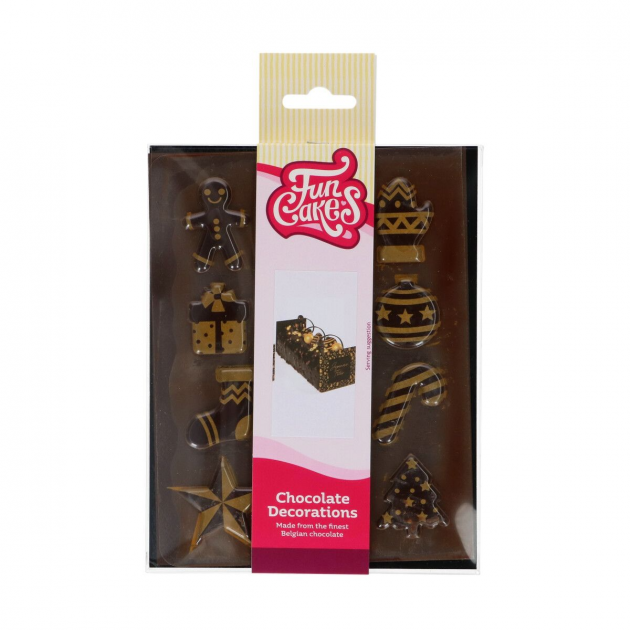 Bonshommes de Noël cannelle et chocolat noir